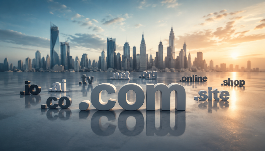 Kurze Domainnamen und Domainendungen